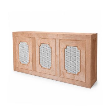 Colonial Bars Ratan 8' (Natural with White)