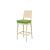 GH Porcino Bar Stool Ivory Cushion Cushion Green GH Porcino Bar Stool Ivory Cushion Cushion Green