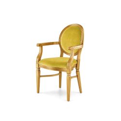 Chandelle Armchair Gold - Cushion Gold (Velvet)