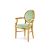 Chandelle Armchair Gold - Cushion Mint (Velvet)