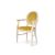 Chandelle Armchair Ivory - Cushion Champagne (Velvet)
