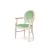 Chandelle Armchair Ivory - Cushion Mint