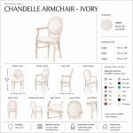 Bright yellow velvet Chandelle armchair detailed with a whitewashed ivory wood frame.
