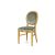 Chandelle Chair Gold - Cushion Silver (Velvet)