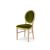 Chandelle Chair Natural - Cushion Moss (Velvet)