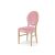 Chandelle Chair Natural - Cushion Pink (Velvet)