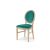 Chandelle Chair Natural - Cushion Tiffany Blue (Velvet)