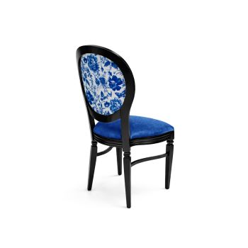 GH Chandelle Chair Black - Blue Sonata