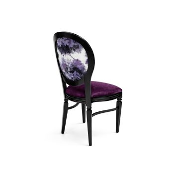 GH Chandelle Chair Black - Eggplant Sonata