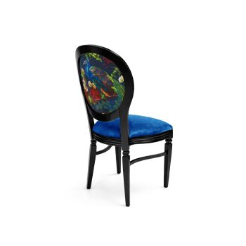 GH Chandelle Chair Black - Peacock
