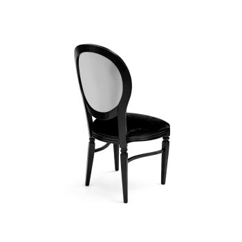 GH Chandelle Chair Black - Reflection Silver