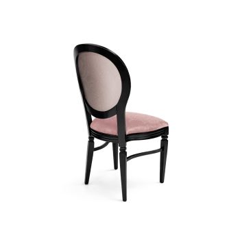 GH Chandelle Chair Black- Midnight Blush