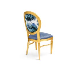 GH Chandelle Chair Gold - Blue Garden