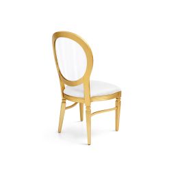 GH Chandelle Chair Gold - Clear Back