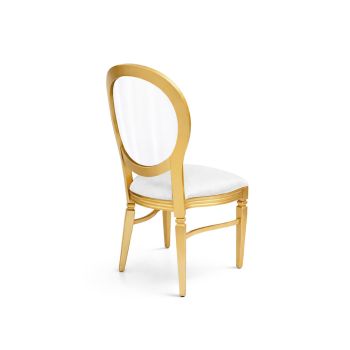 GH Chandelle Chair Gold - Clear Back