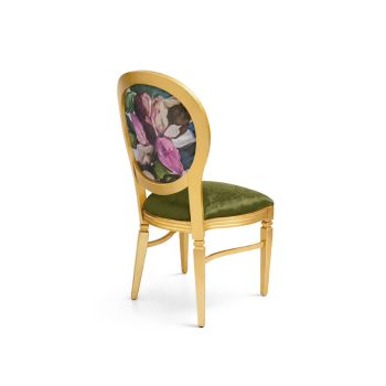 GH Chandelle Chair Gold - Flower