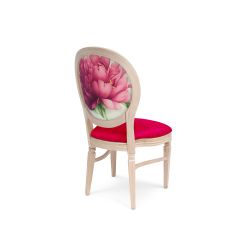 GH Chandelle Chair Natural Wood - Royal Peony