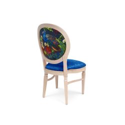 GH Chandelle Chair Natural Wood - Peacock