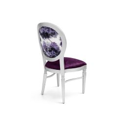 GH Chandelle Chair Silver - Eggplant Sonata