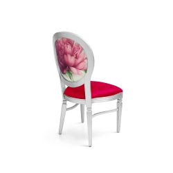 GH Chandelle Chair Silver - Royal Peony