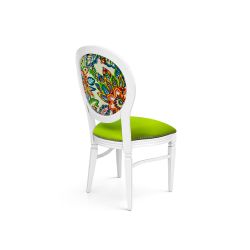 GH Chandelle Chair White - Versalles Green