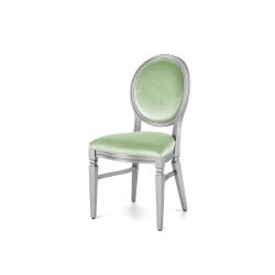 Chandelle Chair Silver - Cushion Mint (Velver)