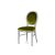 Chandelle Chair Silver - Cushion Moss (Velver)
