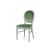 Chandelle Chair Silver - Cushion Tiffany Blue (Velvet)