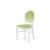 Chandelle Chair White - Cushion Mint (Velvet)