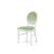 Chandelle Chair White - Cushion Mint (Velvet)