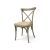 Cross Back Chair Natural Wash