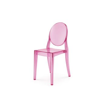 Ghost Chair (Armless) Pink
