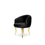 reflection armchair with curved backrest, pleated side detailing, and sleek silver mirrored legs, designed for luxury lounge and event seating.