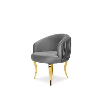 Reflection Armchair Glitz Lounge Gold - Silver