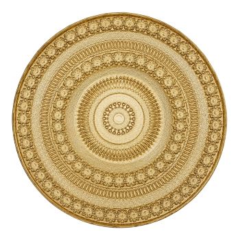Agra Charger Plate (Gold Solid)