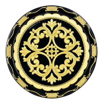Florentine Charger Plate (Black)