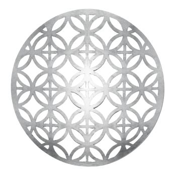 Geo Charger Plate (Silver)