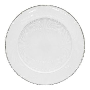 Richland Charger Plate (Silver Trim)