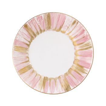 Adeline Aurora Pink Dinner Plate