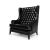 Empire Love Seat Black