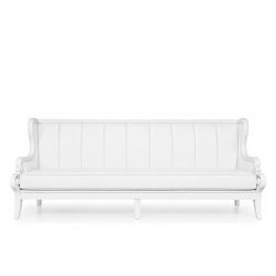 Empire Sofa (White-White-Lines)