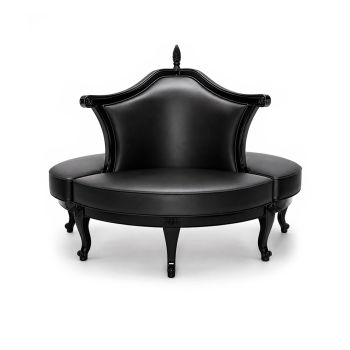 Empress Banquette 60" D x 18"H seat (Black)