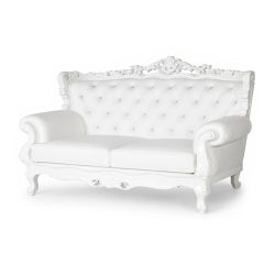 Empress Sofa White