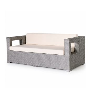 Rattan Sofa (Square Hole) (Sand)