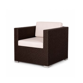 Rattan Armchair (Mocha)
