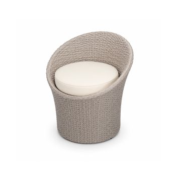 Rattan Chair Bucket (Round) (Sand)