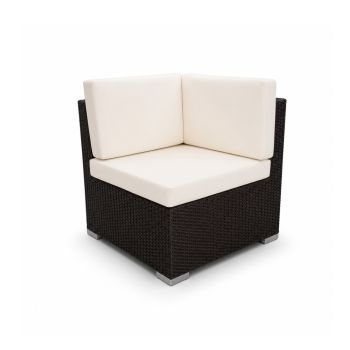 Rattan Corner Piece (Mocha)