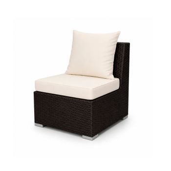 Rattan Single Chair (Mocha)