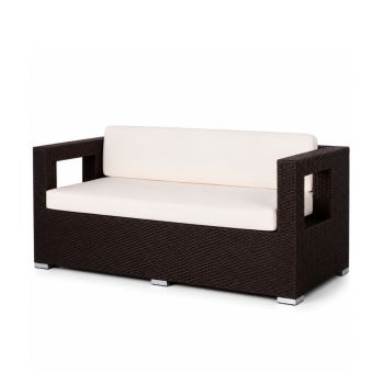 Rattan Sofa (Square Hole) (Mocha)