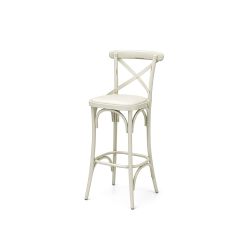 GH Coco Barstool White - White Seat Pad